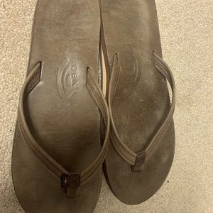 Ladies Rainbow Flip Flops